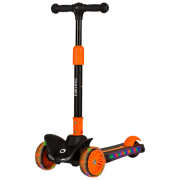 Детский трёхколёсный самокат Lionelo Timmy (00-00690642) Черный 3 года, 50 кг, Полиуретановые