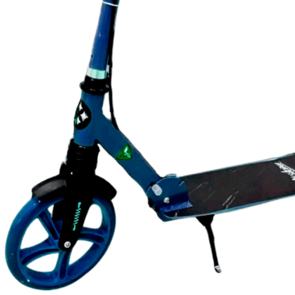 Trotinetă pentru copii cu două roți 4Play City Rising (00-00754144) Blue 7 ani, 80 kg, Din PU photo 3