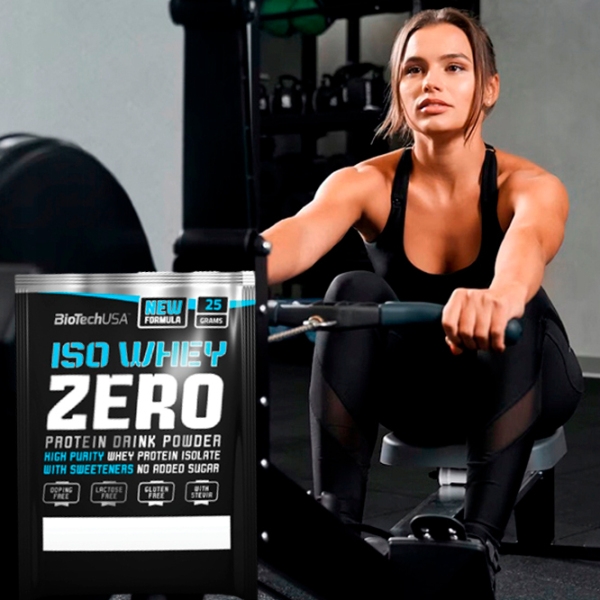 Proteină BioTechUSA Iso Whey Zero 25 g Lichior de nuci | praf photo 2