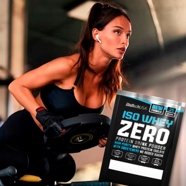 Proteină BioTechUSA Iso Whey Zero 25 g Pina colada | praf photo 2