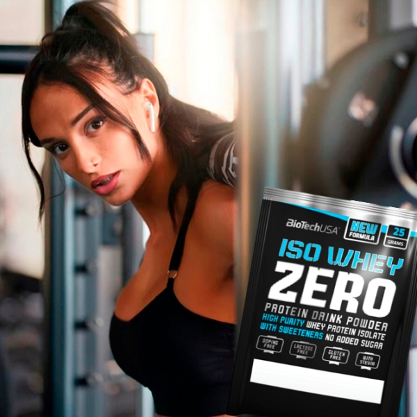 Proteină BioTechUSA Iso Whey Zero 25 g Pina colada | praf photo 3