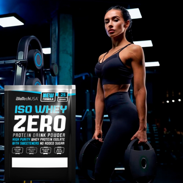 Proteină BioTechUSA Iso Whey Zero 25 g Pina colada | praf photo 5