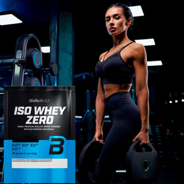 Proteină BioTechUSA Iso Whey Zero 25 g Fistic | praf photo 5