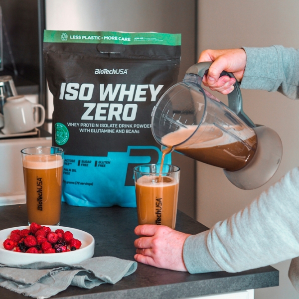 Proteină BioTechUSA Iso Whey Zero 500 g Turtă dulce | praf photo 2
