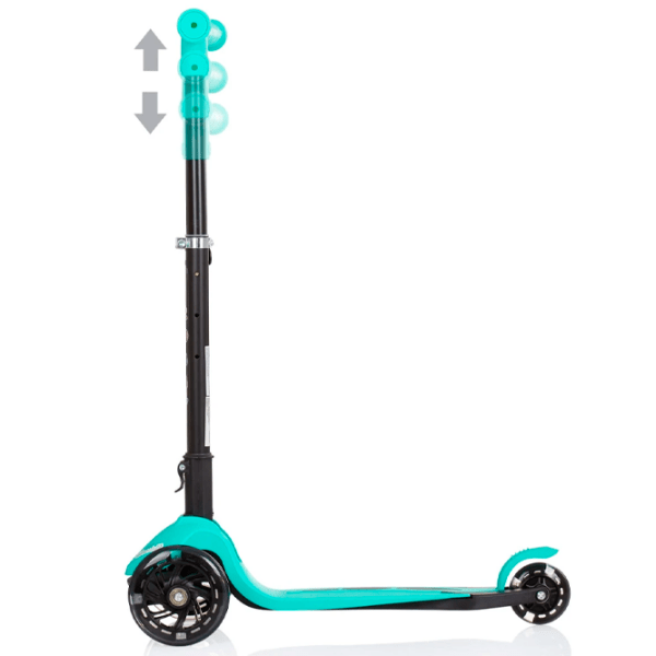 Trotinetă pentru copii cu trei roți Chipolino Robby (DSROB0233MI) Mint 3 ani, 50 kg, Din PU photo 3