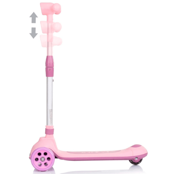 Детский трёхколёсный самокат Chipolino Orbit (DSORB0235PI) Розовый 3 года, 50 кг, Полиуретановые photo 2