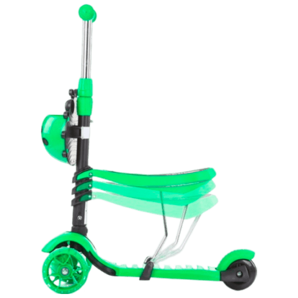 Детский трёхколёсный самокат Chipolino Kiddy Evo (DSKIEH023LI) Лаймовый 3 года, 20 кг, Пластиковые с силиконом photo 5