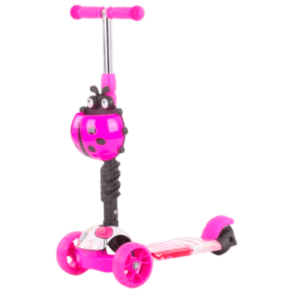 Детский трёхколёсный самокат Chipolino Kiddy Evo (DSKIEH025LO) Розовый 3 года, 20 кг, Пластиковые с силиконом photo 4