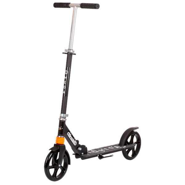 Trotinetă pentru copii cu două roți Chipolino Omega (DSOME0236BK) Black 8 ani, 100 kg, Din PU photo 1