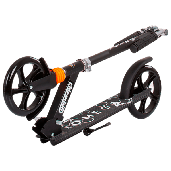 Trotinetă pentru copii cu două roți Chipolino Omega (DSOME0236BK) Black 8 ani, 100 kg, Din PU photo 4
