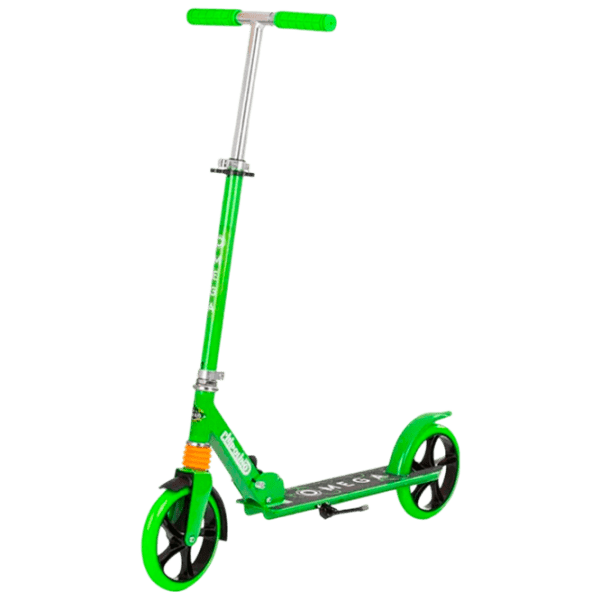 Trotinetă pentru copii cu două roți Chipolino Omega (DSOME0232GR) Green 8 ani, 100 kg, Din PU photo 1