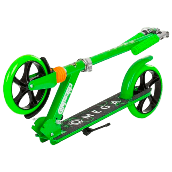 Trotinetă pentru copii cu două roți Chipolino Omega (DSOME0232GR) Green 8 ani, 100 kg, Din PU photo 4