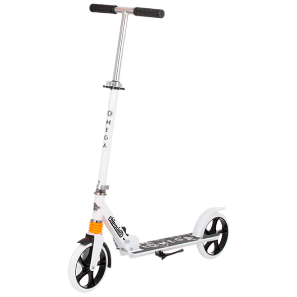 Trotinetă pentru copii cu două roți Chipolino Omega (DSOME0235WH) White 8 ani, 100 kg, Din PU photo 1