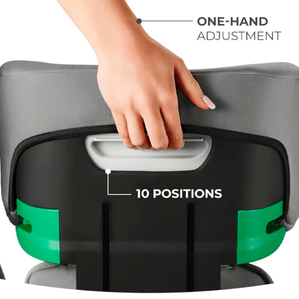Scaun auto KinderKraft I-Spark i-Size KCISPA00GRE0000 Green 3 ani - 12 ani, 36 kg photo 6