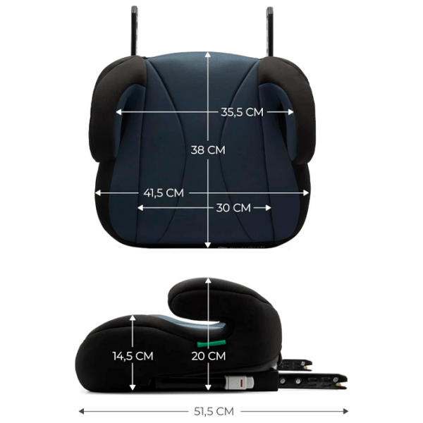 Scaun auto KinderKraft I-BOOST i-Size KCIBOO00BLK0000 Black 3 ani - 12 ani, 36 kg photo 2