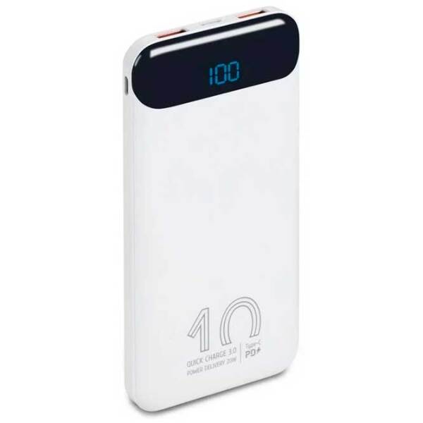 Power Bank 10000 mAh RivaCase VA2540 (20 W) White  photo 2