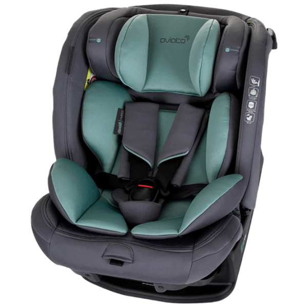 Детское автокресло Chipolino Aviato I-size STKAVT02405P Зелёный 0 месяцев - 12 лет, 36 кг photo 6