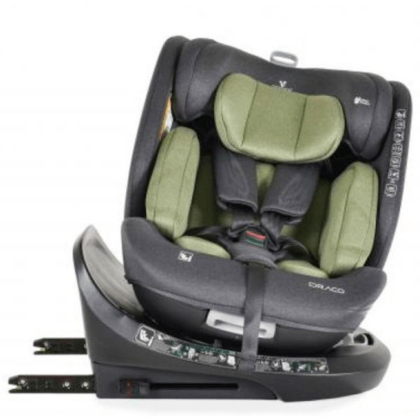 Детское автокресло Cangaroo Draco I-Size 00-00794843 Зелёный 0 месяцев - 12 лет, 36 кг photo 3