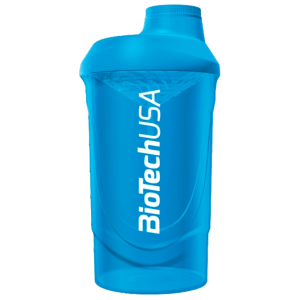 Shaker BioTechUSA Wave Blue 600 ml photo 1