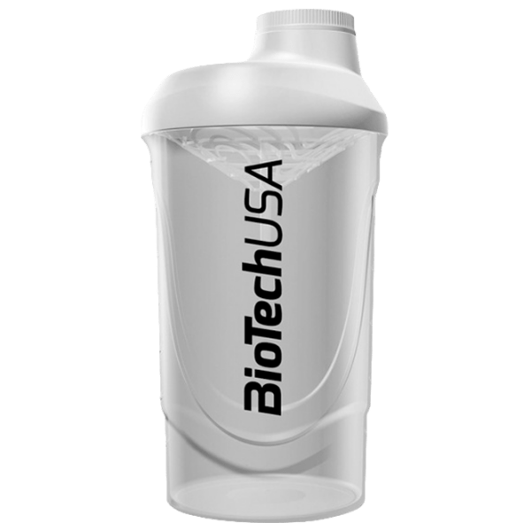 Shaker BioTechUSA Wave White 600 ml photo 1