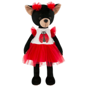 Jucărie moale Orange Toys Animals Lucky Blacky Ladybug Black 3+