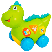 Игрушка каталка Hola Toys Animals OP HT 6105 Зеленый 1+