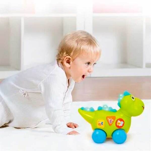 Игрушка каталка Hola Toys Animals OP HT 6105 Зеленый 1+ photo 3