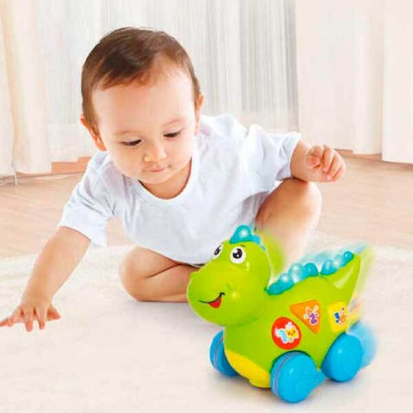 Игрушка каталка Hola Toys Animals OP HT 6105 Зеленый 1+ photo 4