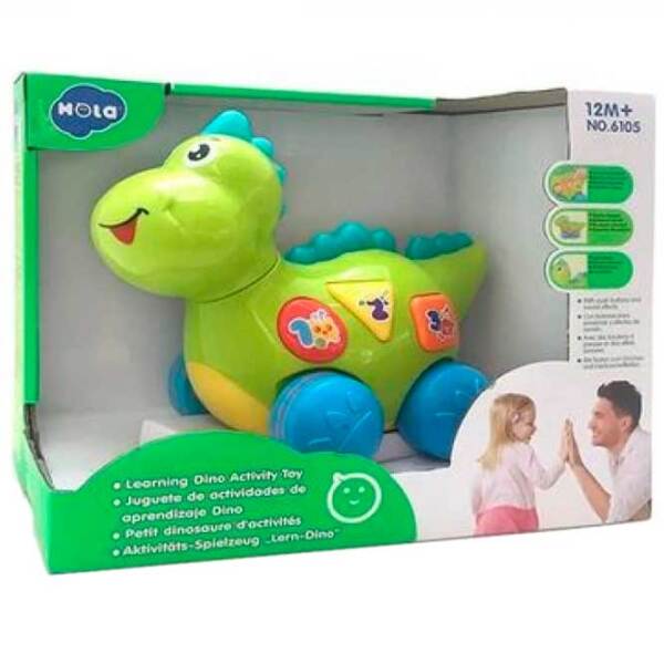 Игрушка каталка Hola Toys Animals OP HT 6105 Зеленый 1+ photo 5