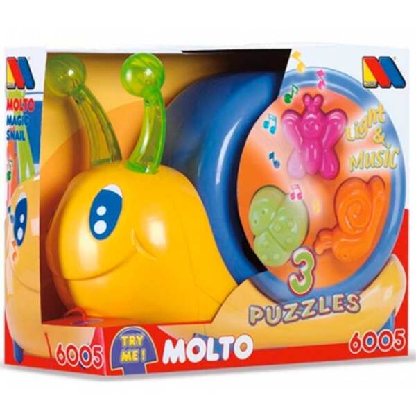 Игрушка каталка Molto Animals 6005 Желтый 3+ photo 3