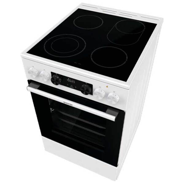 Aragaz Gorenje GECS5C70WA White Tipul plitei: Electrică, 70 l, Tipul cuptorului: Electric photo 5