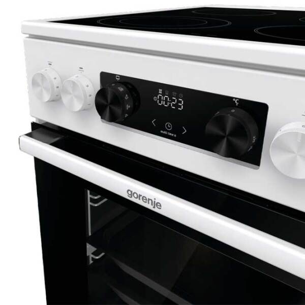 Aragaz Gorenje GECS5C70WA White Tipul plitei: Electrică, 70 l, Tipul cuptorului: Electric photo 6