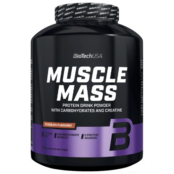 Gainer BioTechUSA Muscle Mass (5999076223237) 2270 g photo 1
