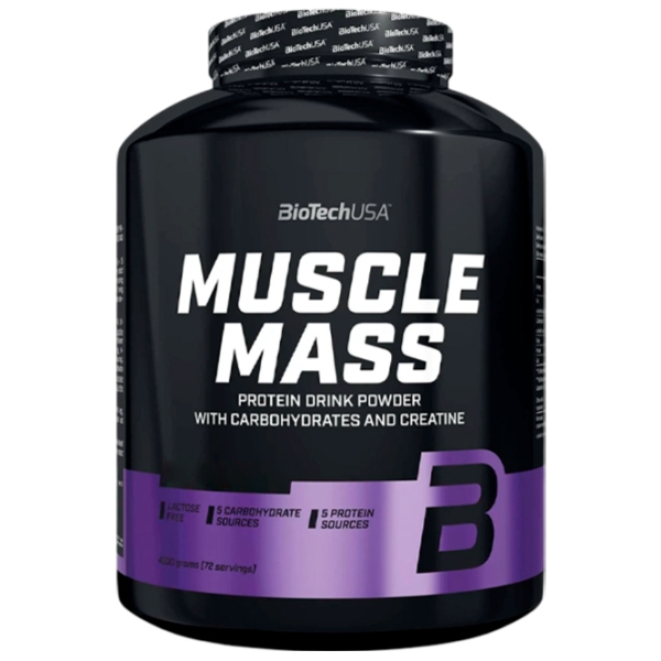 Gainer BioTechUSA Muscle Mass (5999076223190) 4000 g photo 1