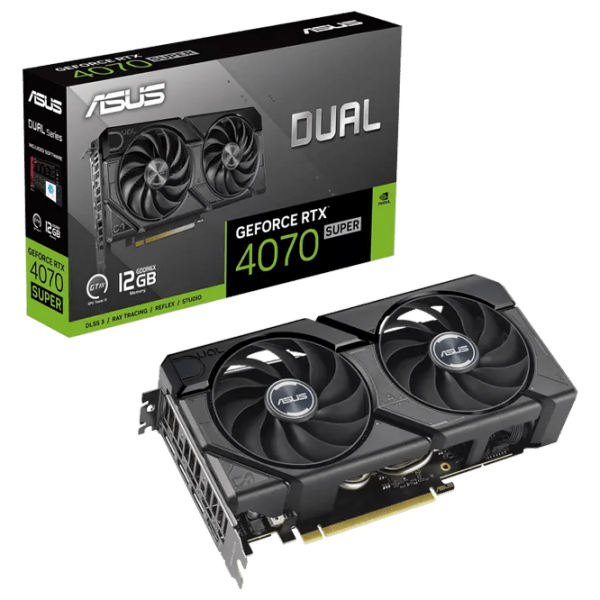 Placă video Asus GeForce RTX 4070 SUPER EVO DUAL OC 12 GB PCI Express 4.0 photo 6