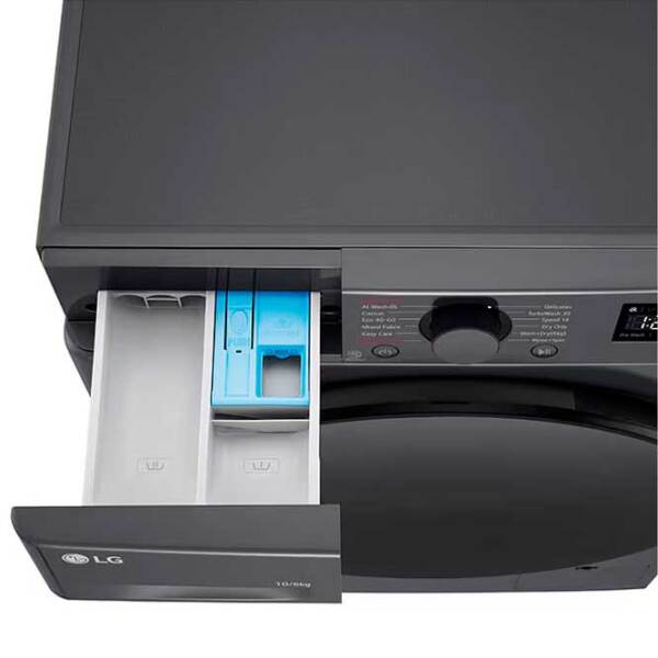 Mașină de spălat cu uscător LG F4DR510S2M Black 10 kg, 1400 rpm, A photo 10