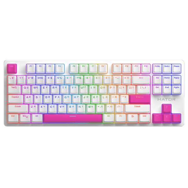 Accesorii pentru tastatură Hator Knockout Pink PBT Blue Gaming, photo 3
