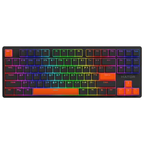 Accesorii pentru tastatură Hator Orange PBT Orange Gaming, Fără fir photo 2