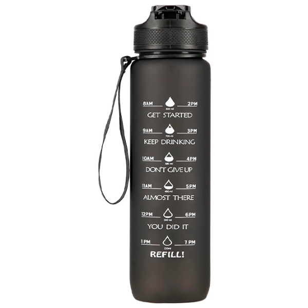 Бутылка для воды Nils NCD68 Black 1000 мл photo 2