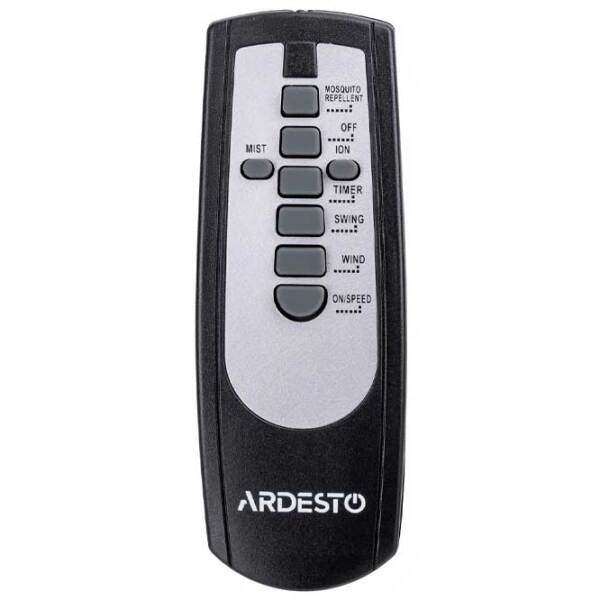 Ventilator Ardesto FNM-X2S Black 100 W, Electronic, Numărul de viteze: 3 photo 5