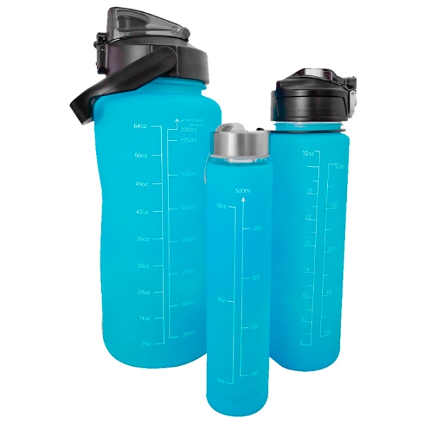Sticle pentru apă OstroVit 5903933918600 Blue 2000 ml photo 2