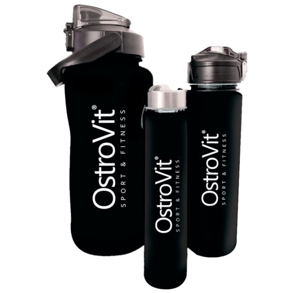 Sticle pentru apă OstroVit 5903933918594 Black 2000 ml photo 1