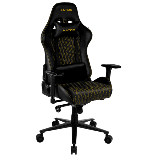 Scaun Gaming Hator Darkside PRO HTC-915 Black Yellow  photo 1