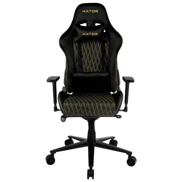 Scaun Gaming Hator Darkside PRO HTC-915 Black Yellow  photo 2