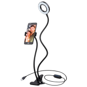Lampă circulară Platinet PMRL3 90 mm Black 