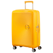 Чемодан American Tourister Soundbox Spinner Expandable Желтый Bass 35.5л 