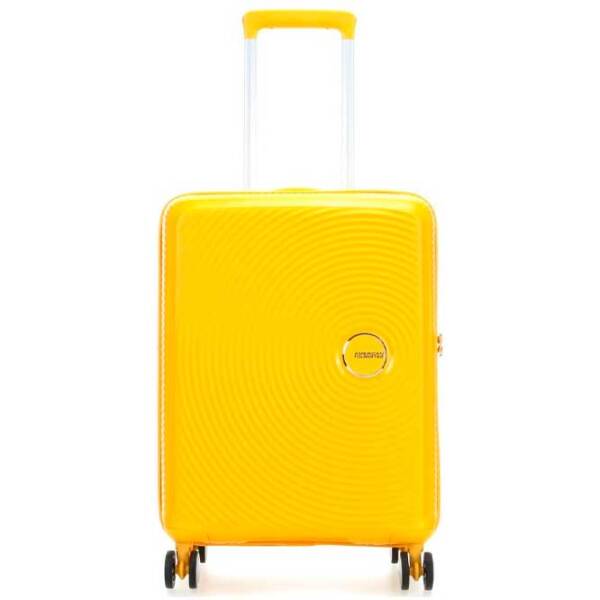Чемодан American Tourister Soundbox Spinner Expandable Желтый Bass 35.5л   photo 2