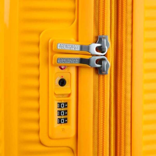Чемодан American Tourister Soundbox Spinner Expandable Желтый Bass 35.5л   photo 7