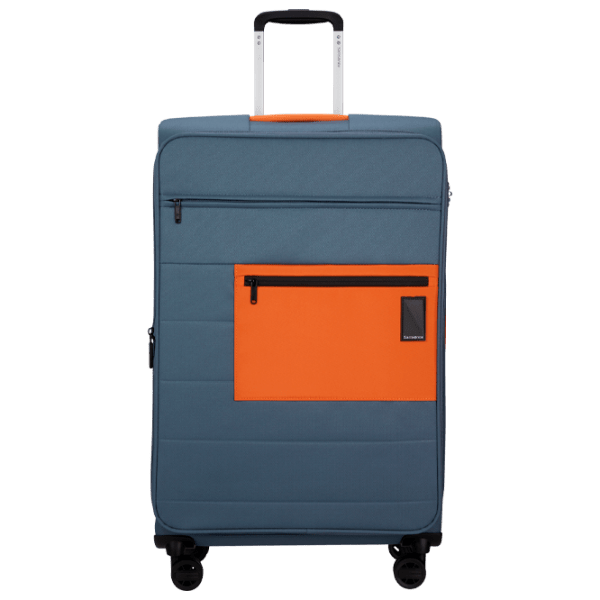 Valiză Samsonite Vaycay Spinner expandable Grey Orange 112l   photo 1