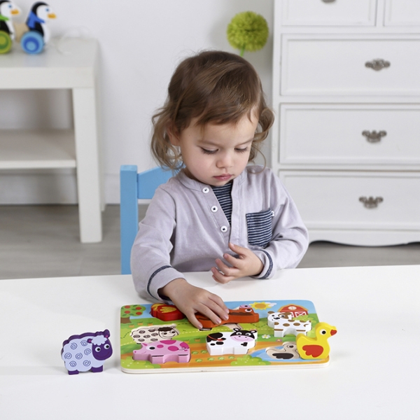 Пазл 3D Tooky Toy Ферма (TH636) Количество деталей: 8, Рекомендуемый возраст: 1+ photo 5